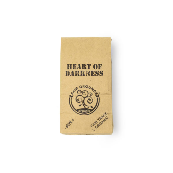 Fair Grounds Organic Fair Trade Coffee Roastery Etobicoke Mississauga-Heart of Darkness-half pound bag new