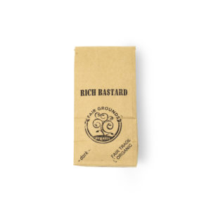 Fair Grounds Organic Fair Trade Coffee Roastery Etobicoke Mississauga-Rich Bastard-half pound bag new