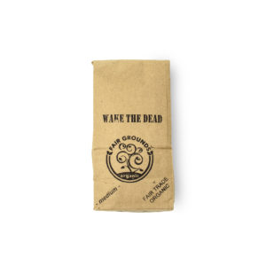 Fair Grounds Organic Fair Trade Coffee Roastery Etobicoke Mississauga-Wake The Dead-half pound bag new