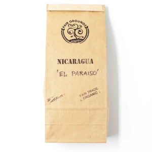Fair Grounds Organic Fair Trade Coffee Roastery Etobicoke Mississauga-Central America-Medium Roast-Nicaragua-El Paraiso-Roasted Organic Coffee-one pound bag